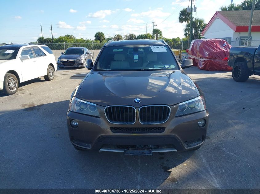2013 BMW X3 xDrive28I VIN: 5UXWX9C52DL873799 Lot: 40704738