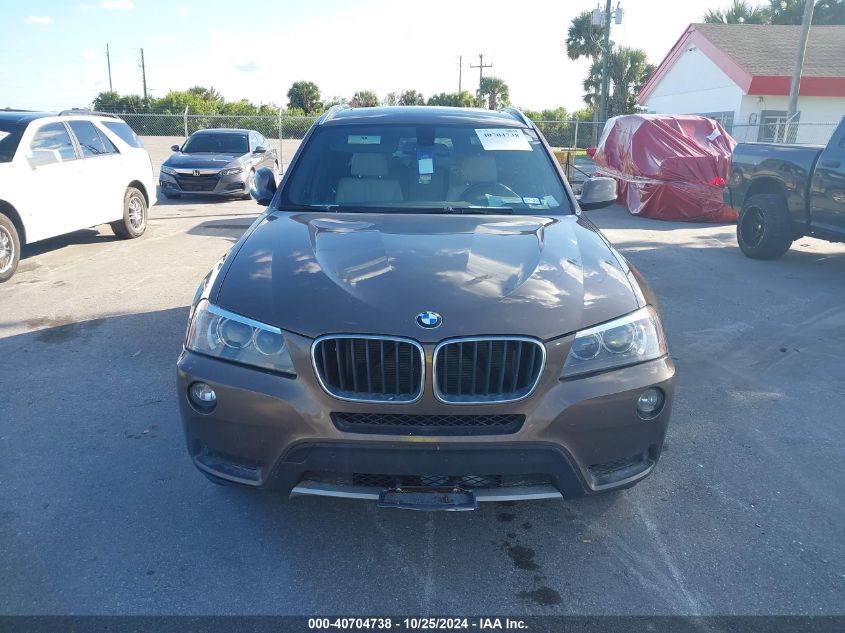 2013 BMW X3 xDrive28I VIN: 5UXWX9C52DL873799 Lot: 40704738