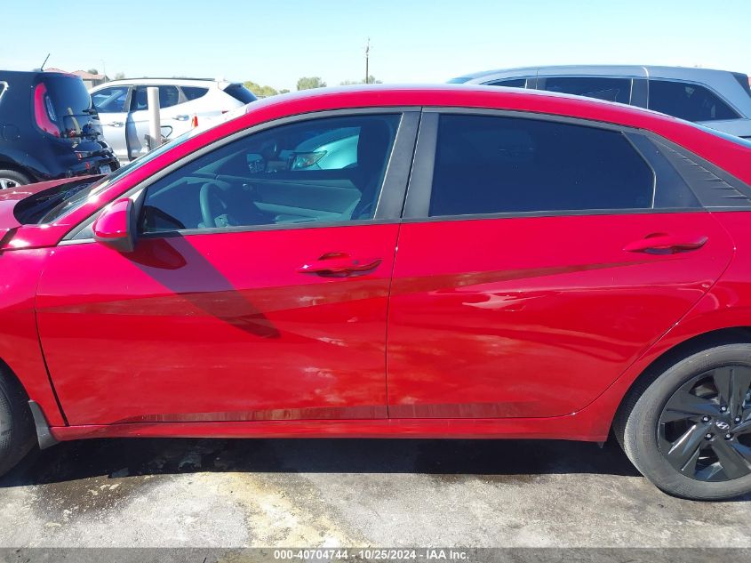 2023 Hyundai Elantra Hybrid Blue VIN: KMHLM4AJ6PU039657 Lot: 40704744