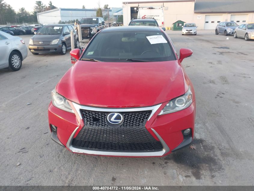 2014 Lexus Ct 200H VIN: JTHKD5BH9E2174253 Lot: 40704772