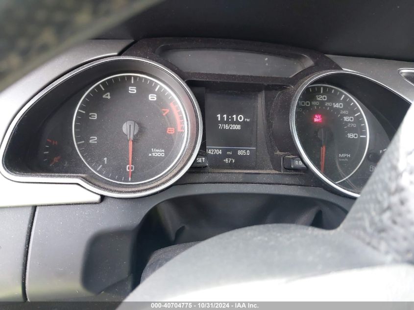 2009 Audi A5 3.2L VIN: WAUDK78T09A020093 Lot: 40704775