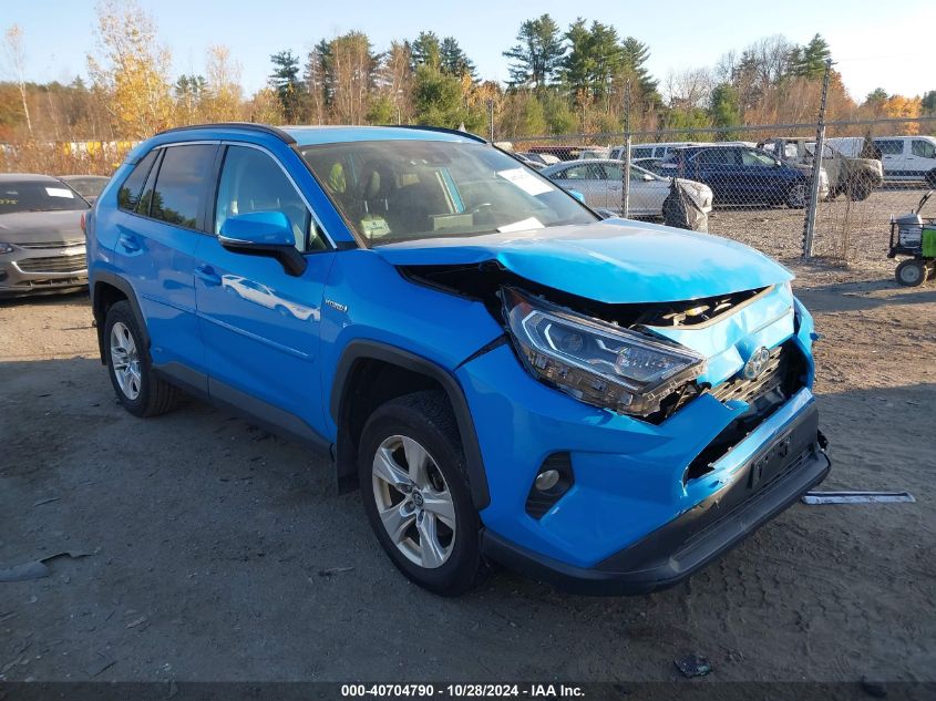 2020 Toyota Rav4 Hybrid Xle VIN: 2T3RWRFV6LW099002 Lot: 40704790