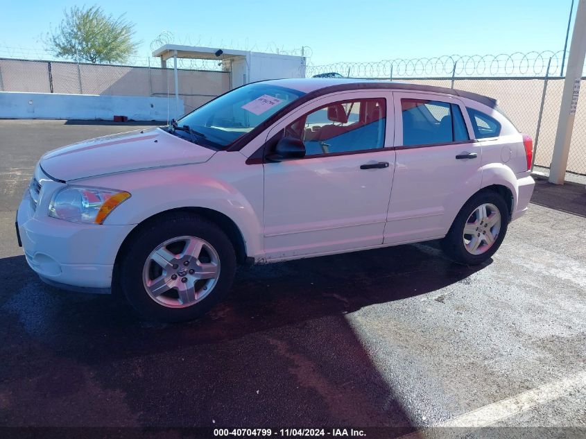 2007 Dodge Caliber Sxt VIN: 1B3HB48B77D415170 Lot: 40704799