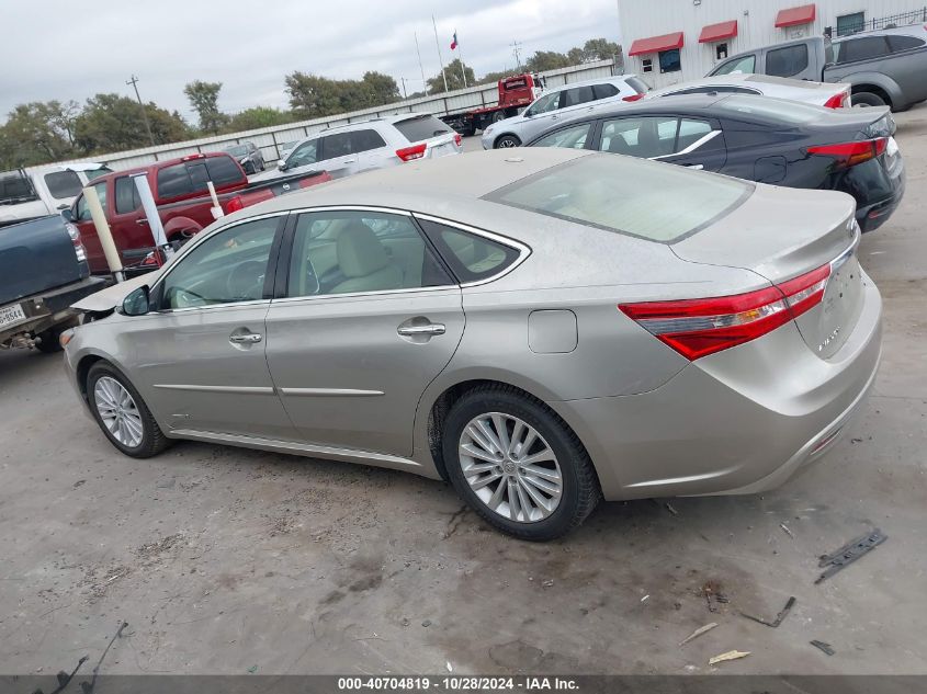 2014 Toyota Avalon Hybrid Xle Touring VIN: 4T1BD1EB0EU025022 Lot: 40704819