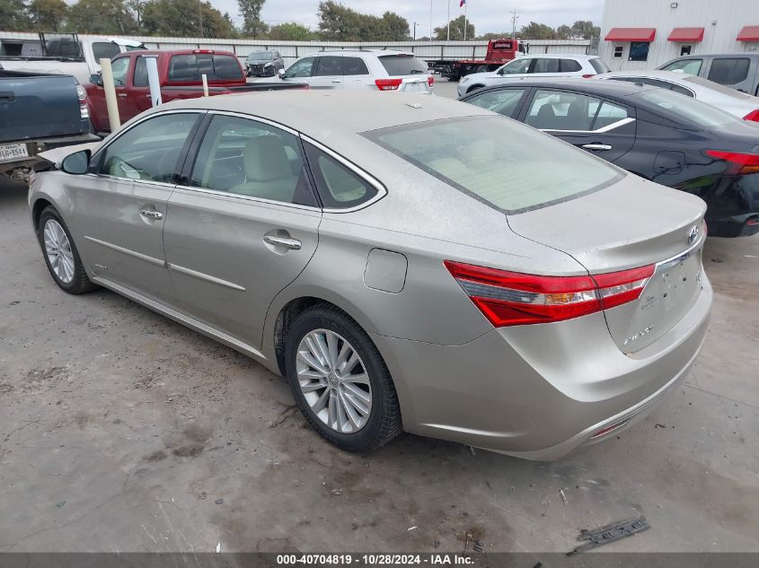 2014 Toyota Avalon Hybrid Xle Touring VIN: 4T1BD1EB0EU025022 Lot: 40704819