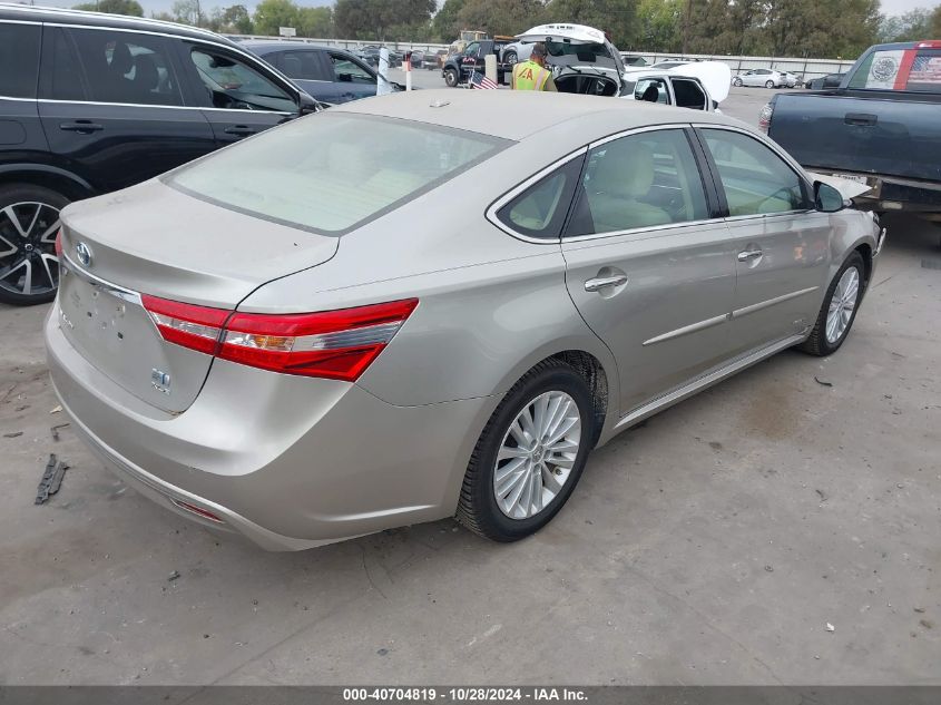 2014 Toyota Avalon Hybrid Xle Touring VIN: 4T1BD1EB0EU025022 Lot: 40704819