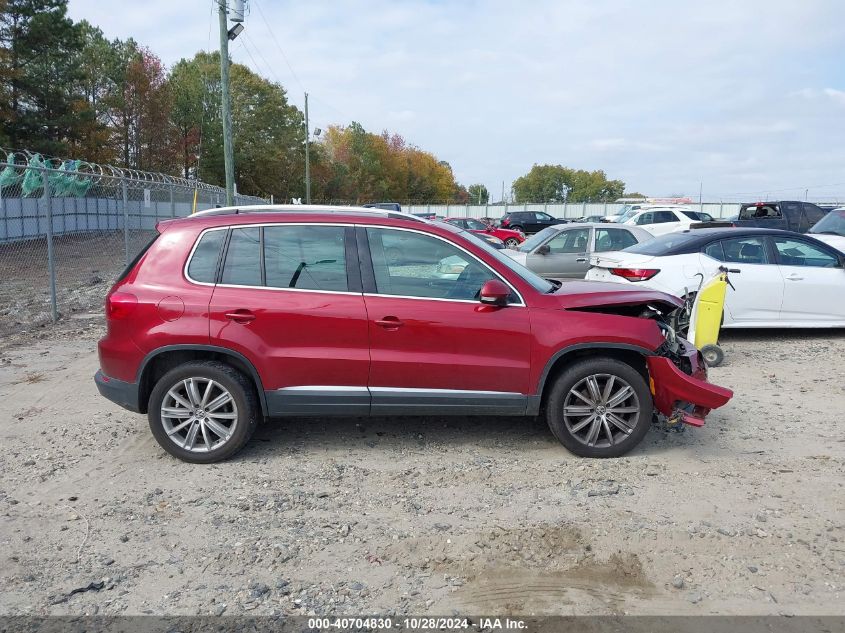 2014 VOLKSWAGEN TIGUAN SEL - WVGBV3AX6EW025377