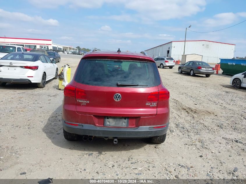 2014 Volkswagen Tiguan Sel VIN: WVGBV3AX6EW025377 Lot: 40704830