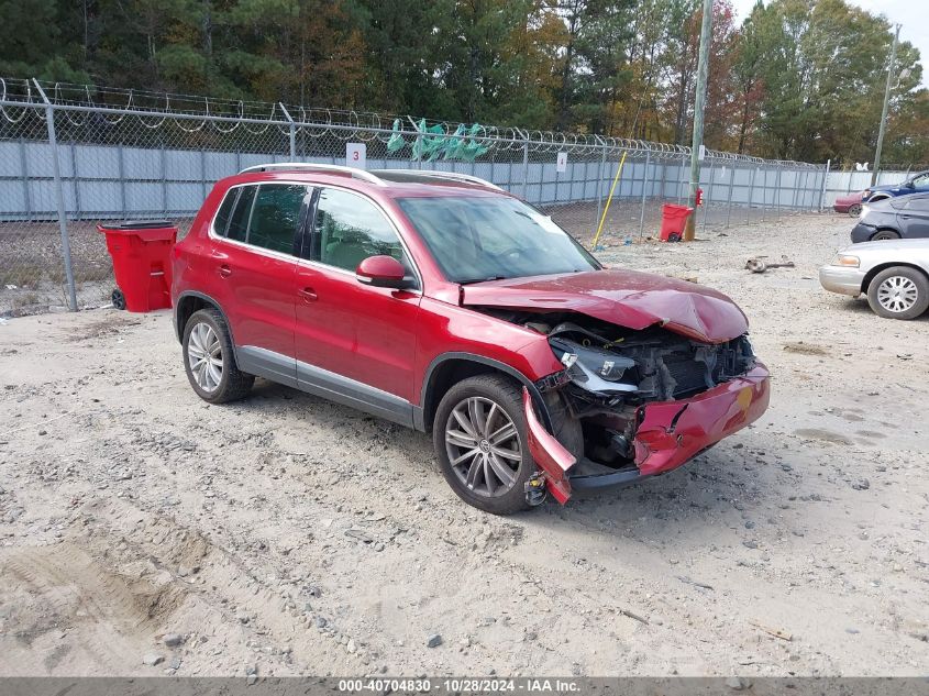 2014 VOLKSWAGEN TIGUAN SEL - WVGBV3AX6EW025377