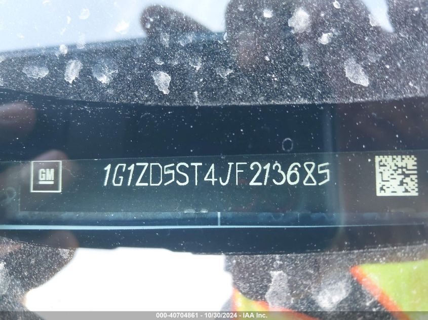 2018 CHEVROLET MALIBU LT - 1G1ZD5ST4JF213685