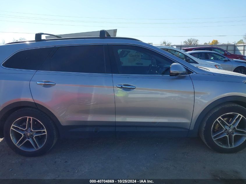 2017 Hyundai Santa Fe Se Ultimate VIN: KM8SRDHF2HU220397 Lot: 40704869