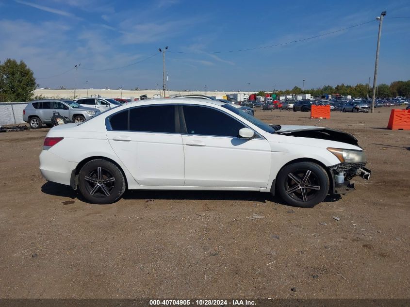 2010 Honda Accord 2.4 Lx VIN: 1HGCP2F35AA163763 Lot: 40704905