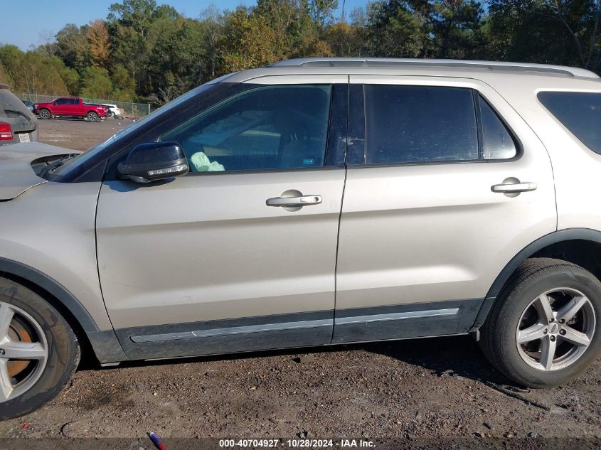 2017 Ford Explorer Xlt VIN: 1FM5K7D89HGD07836 Lot: 40704927