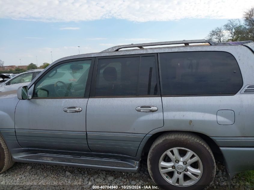 2004 Lexus Lx 470 VIN: JTJHT00W343535923 Lot: 40704940