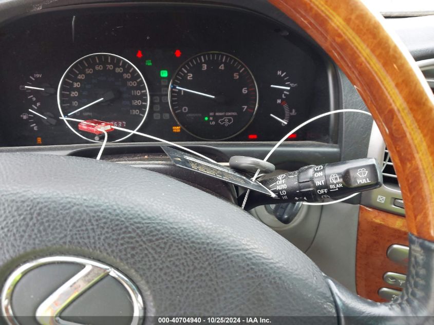 2004 Lexus Lx 470 VIN: JTJHT00W343535923 Lot: 40704940