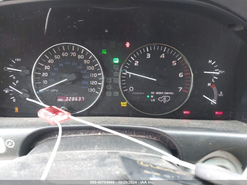 2004 Lexus Lx 470 VIN: JTJHT00W343535923 Lot: 40704940