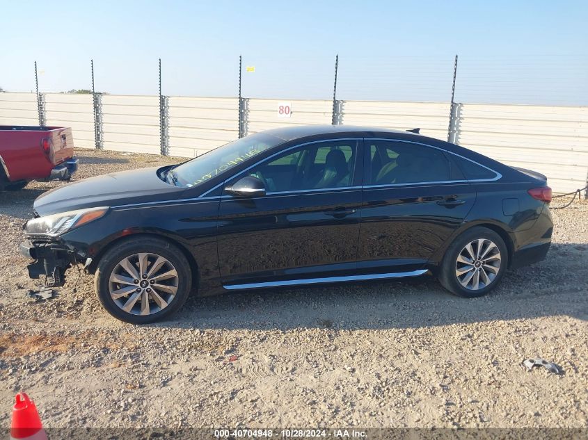 2017 Hyundai Sonata Limited/Sport VIN: 5NPE34AF3HH47157 Lot: 40704948