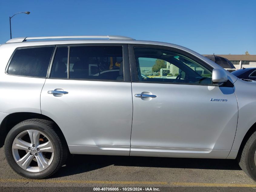 2010 Toyota Highlander Limited VIN: JTEDK3EH2A2155159 Lot: 40705005