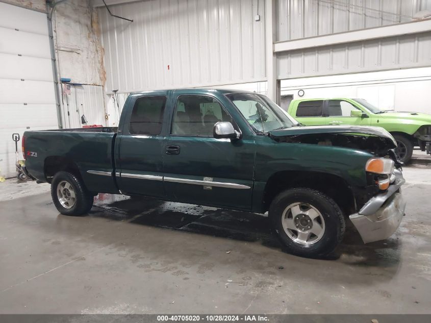 2001 GMC Sierra 1500 Sle VIN: 2GTEK19T711192641 Lot: 40705020