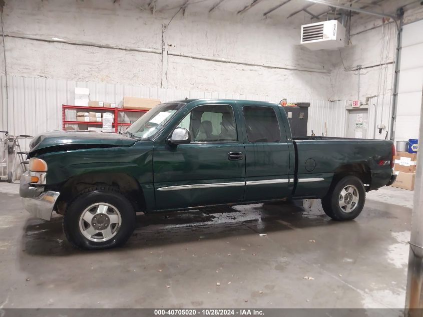 2001 GMC Sierra 1500 Sle VIN: 2GTEK19T711192641 Lot: 40705020