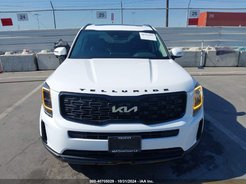 2022 Kia Telluride Ex VIN: 5XYP3DHC1NG308517 Lot: 40705029