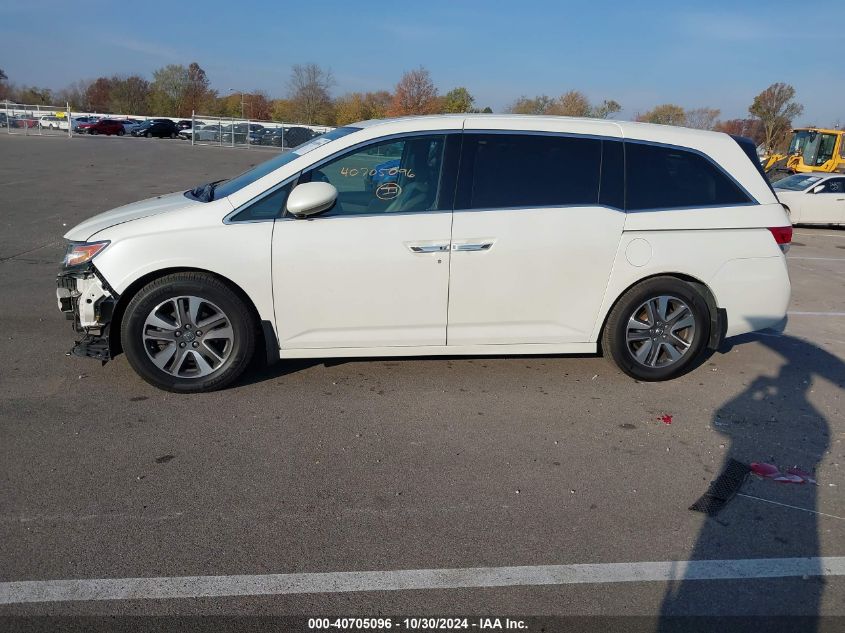 2014 Honda Odyssey Touring/Touring Elite VIN: 5FNRL5H93EB065805 Lot: 40705096