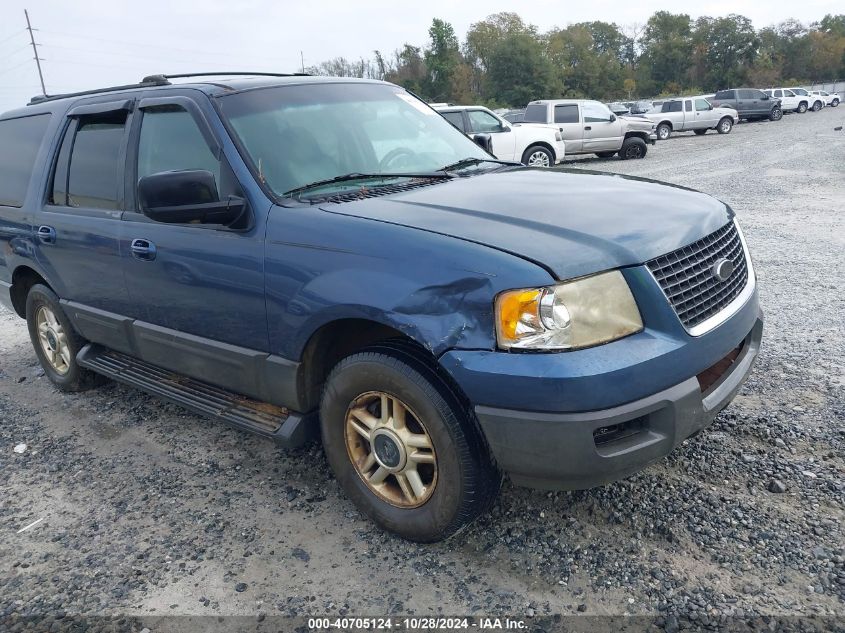 2003 Ford Expedition Xlt VIN: 1FMRU15L93LA39589 Lot: 40705124