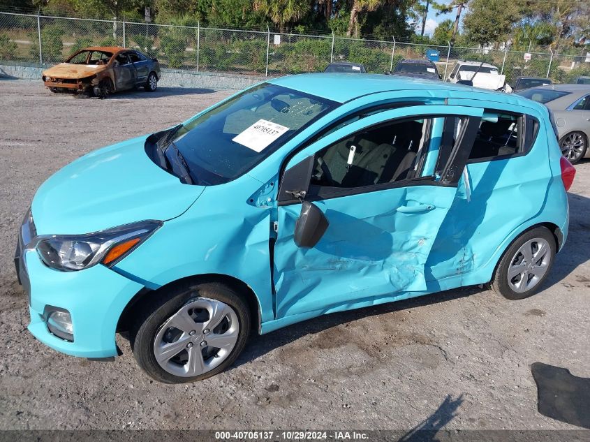 2022 Chevrolet Spark Fwd Ls Automatic VIN: KL8CB6SA0NC026046 Lot: 40705137