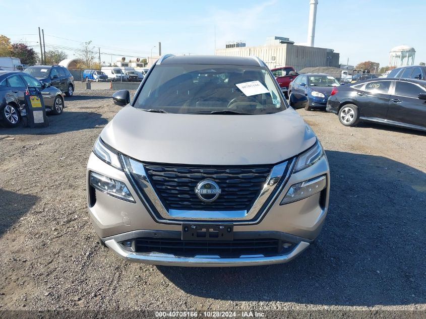 2022 Nissan Rogue Platinum Intelligent Awd VIN: JN8BT3DD2NW270158 Lot: 40705166