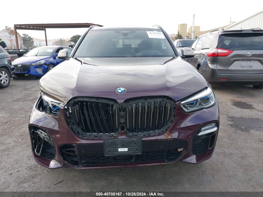 2021 BMW X5 M50I VIN: 5UXJU4C04M9G03418 Lot: 40705167