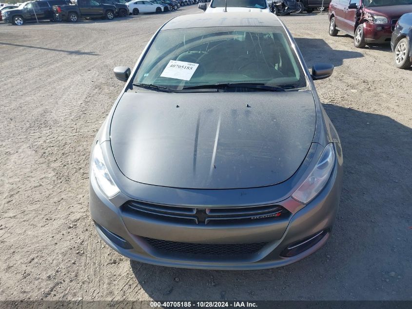 2013 Dodge Dart Sxt VIN: 1C3CDFBAXDD707524 Lot: 40705185