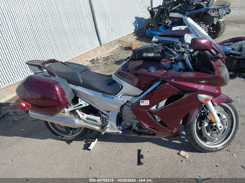 2007 Yamaha Fjr1300 VIN: JYARP15Y67A000642 Lot: 40705215