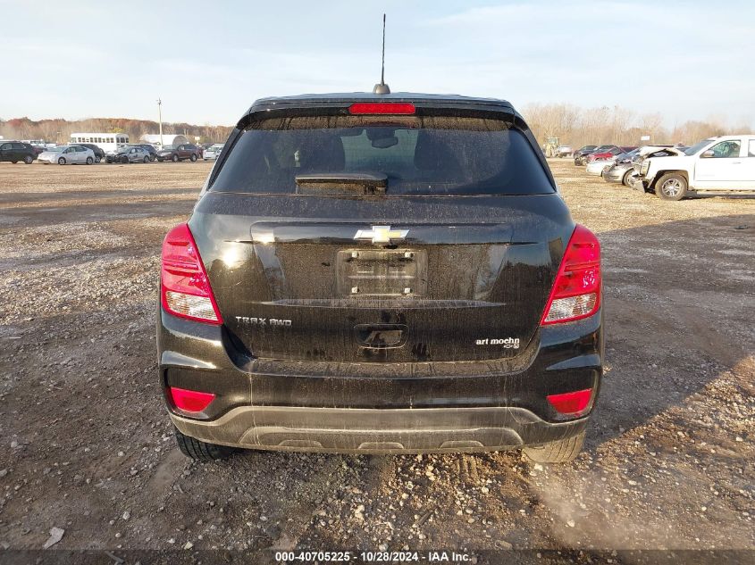 2022 Chevrolet Trax Awd Ls VIN: KL7CJNSM6NB550979 Lot: 40705225