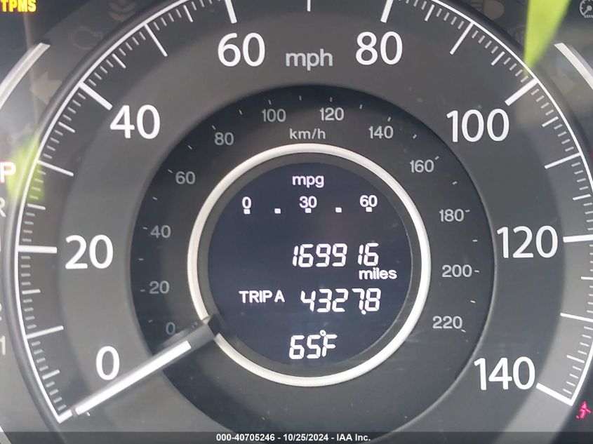 2012 Honda Cr-V Ex VIN: 5J6RM4H54CL057737 Lot: 40705246