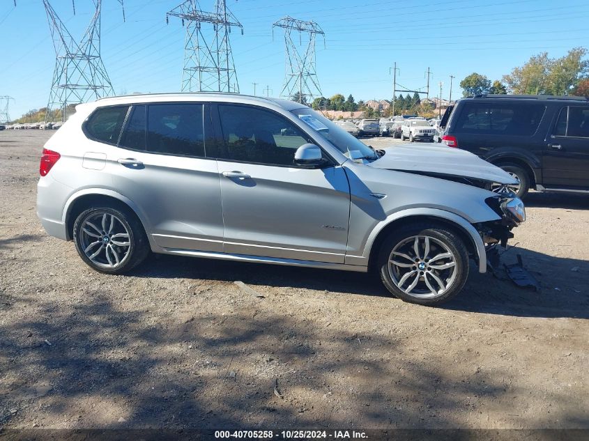 2016 BMW X3 xDrive28I VIN: 5UXWX9C51G0D94556 Lot: 40705258