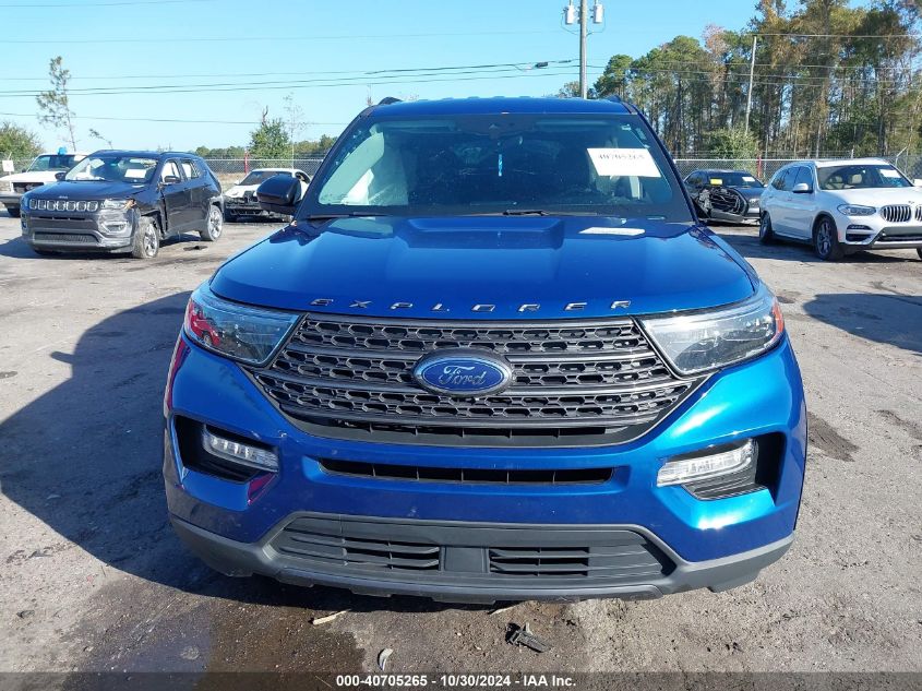 2022 Ford Explorer Xlt VIN: 1FMSK8DH1NGA69145 Lot: 40705265