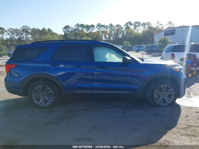 2022 Ford Explorer Xlt VIN: 1FMSK8DH1NGA69145 Lot: 40705265