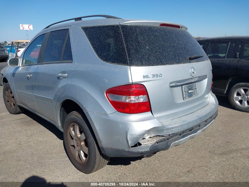 2006 Mercedes-Benz Ml 350 4Matic VIN: 4JGBB86E66A109369 Lot: 40705295