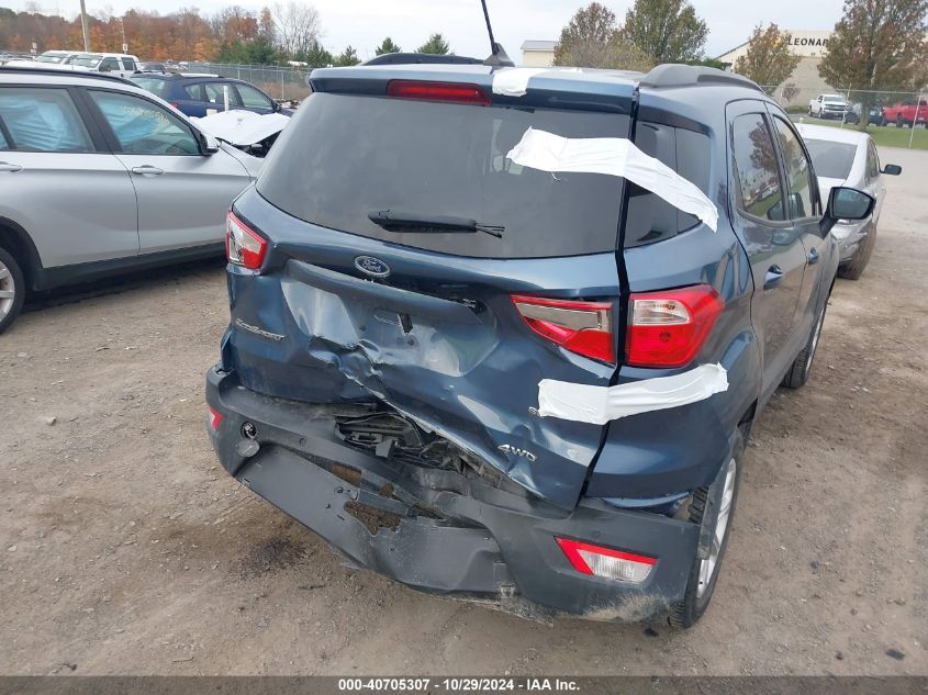 2022 Ford Ecosport Se VIN: MAJ6S3GL5NC472616 Lot: 40705307