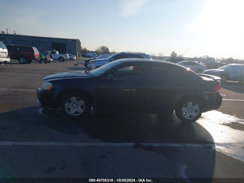 2008 Dodge Avenger Se VIN: 1B3LC46K18N129661 Lot: 40705310