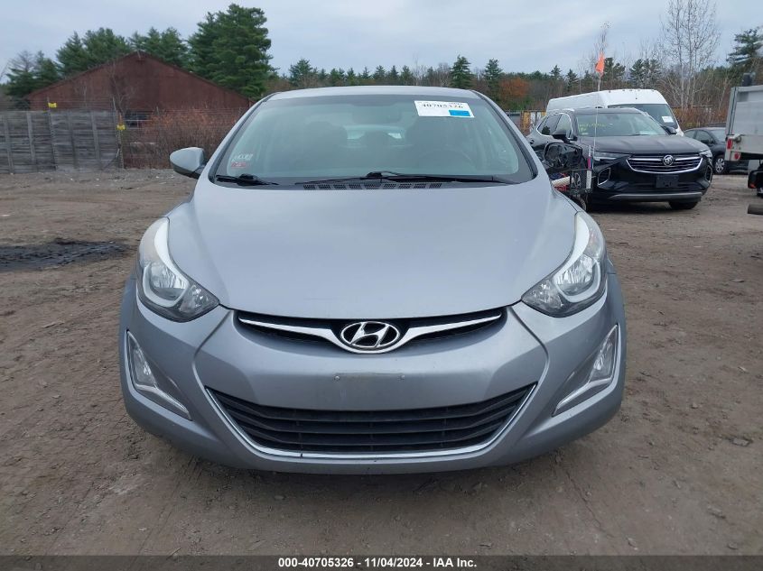 2016 Hyundai Elantra Se VIN: 5NPDH4AE4GH762949 Lot: 40705326