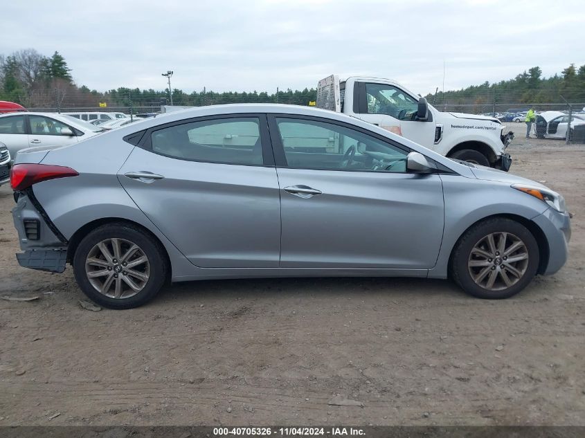 2016 Hyundai Elantra Se VIN: 5NPDH4AE4GH762949 Lot: 40705326