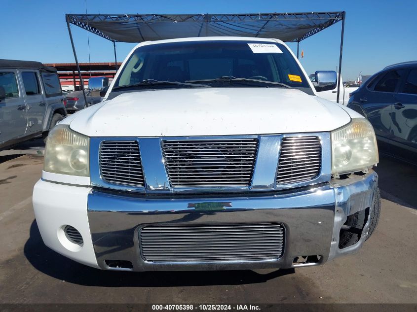 2005 Nissan Titan Se VIN: 1N6AA07AX5N551320 Lot: 40705398