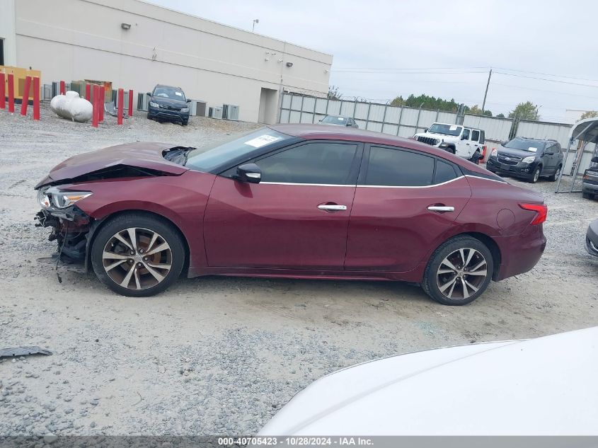 2016 Nissan Maxima 3.5 Sv VIN: 1N4AA6AP8GC406302 Lot: 40705423