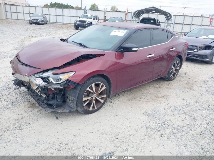 VIN 1N4AA6AP8GC406302 2016 Nissan Maxima, 3.5 SV no.2