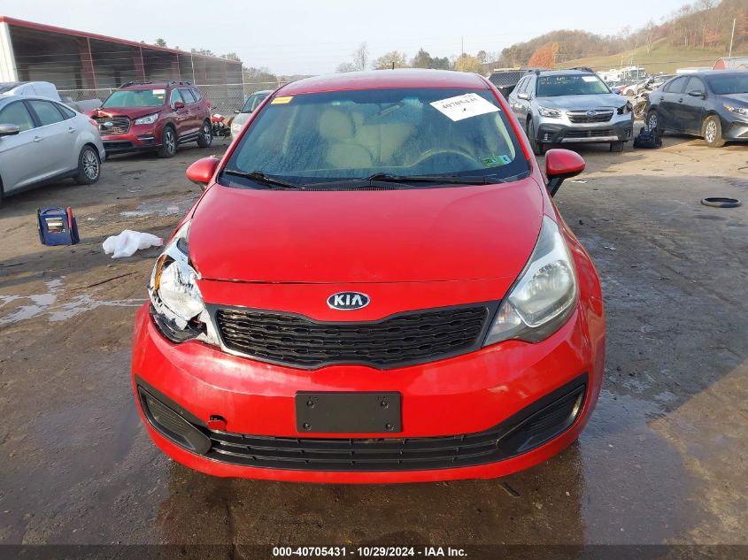 2015 Kia Rio Lx VIN: KNADM4A30F6443225 Lot: 40705431