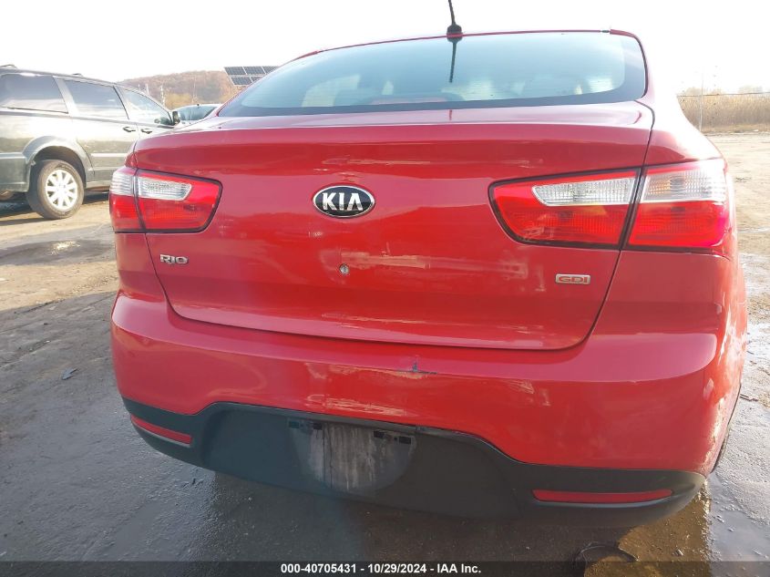 2015 Kia Rio Lx VIN: KNADM4A30F6443225 Lot: 40705431