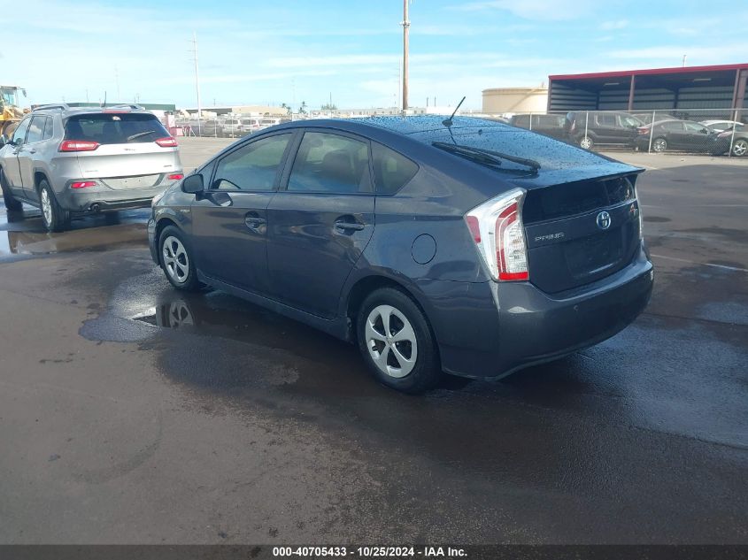 VIN JTDKN3DU2E1785504 2014 Toyota Prius, Five/Four/... no.3