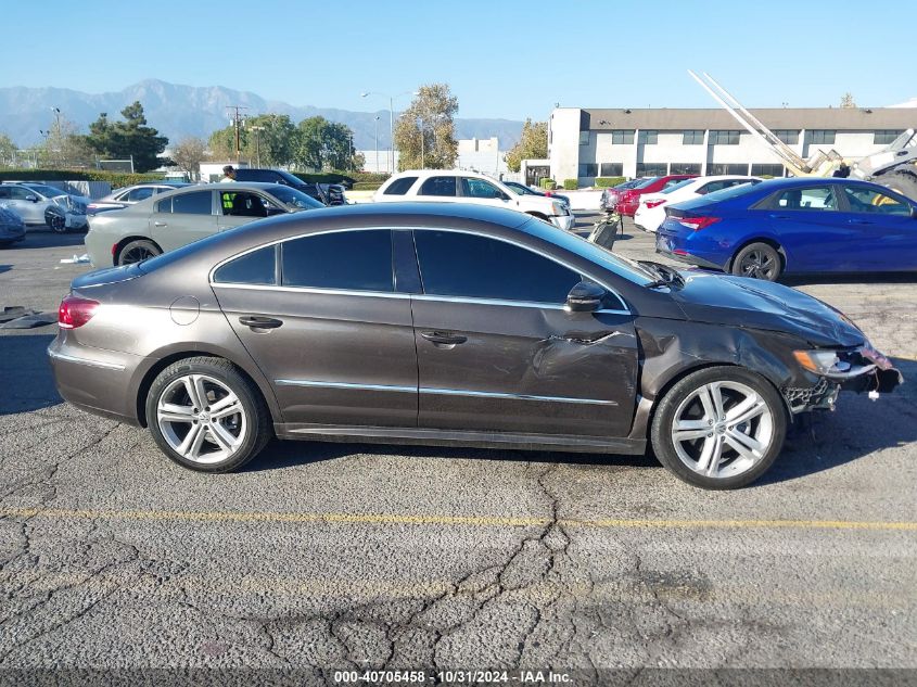 2014 Volkswagen Cc 2.0T R-Line VIN: WVWBP7AN3EE515771 Lot: 40705458