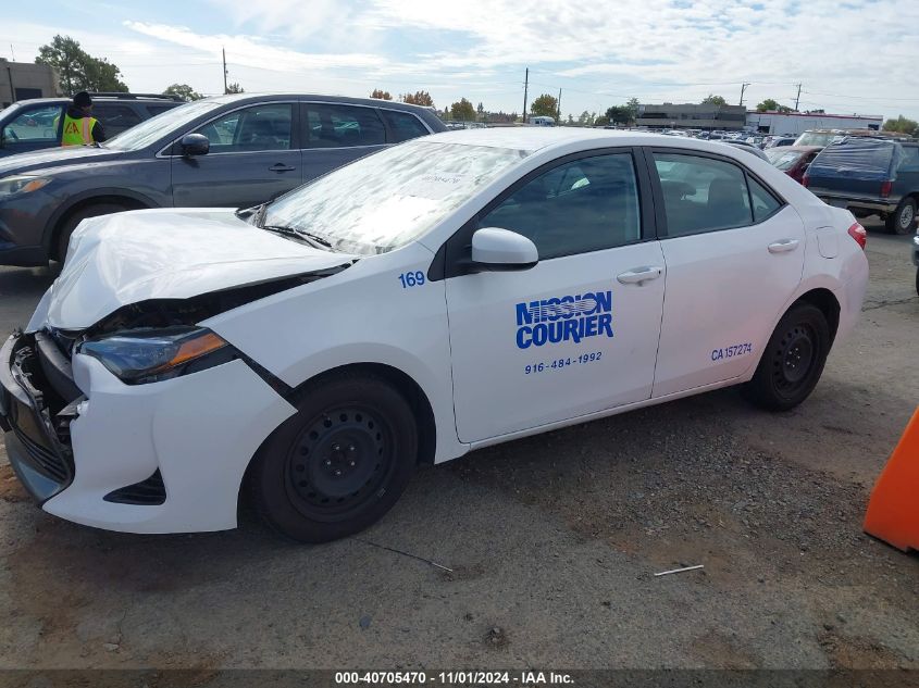 2018 Toyota Corolla Le VIN: 2T1BURHE2JC068342 Lot: 40705470